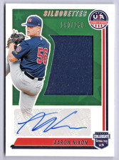 AARON NIXON S/P#190/250 2022 PANINI USA STARS & STRIPES ROOKIE PATCH AUTO ROOKIE