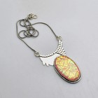 Triplet Opal Gemstone Ethnic Handmade Necklace Jewelry For Women 21 Gms AN 14757