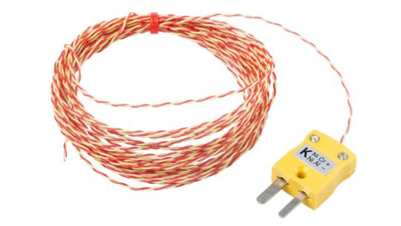 Термопара typ K do 250C 5 м кабель 5 м ANSI 9990₽