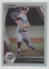 2021 Panini Prizm Draft Picks Silver Prizm Dustin Saenz #PDP112 w5c