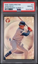 2025 Topps Pristine Pearlescent #11 Juan Soto Superfractor 1/1 PSA 10