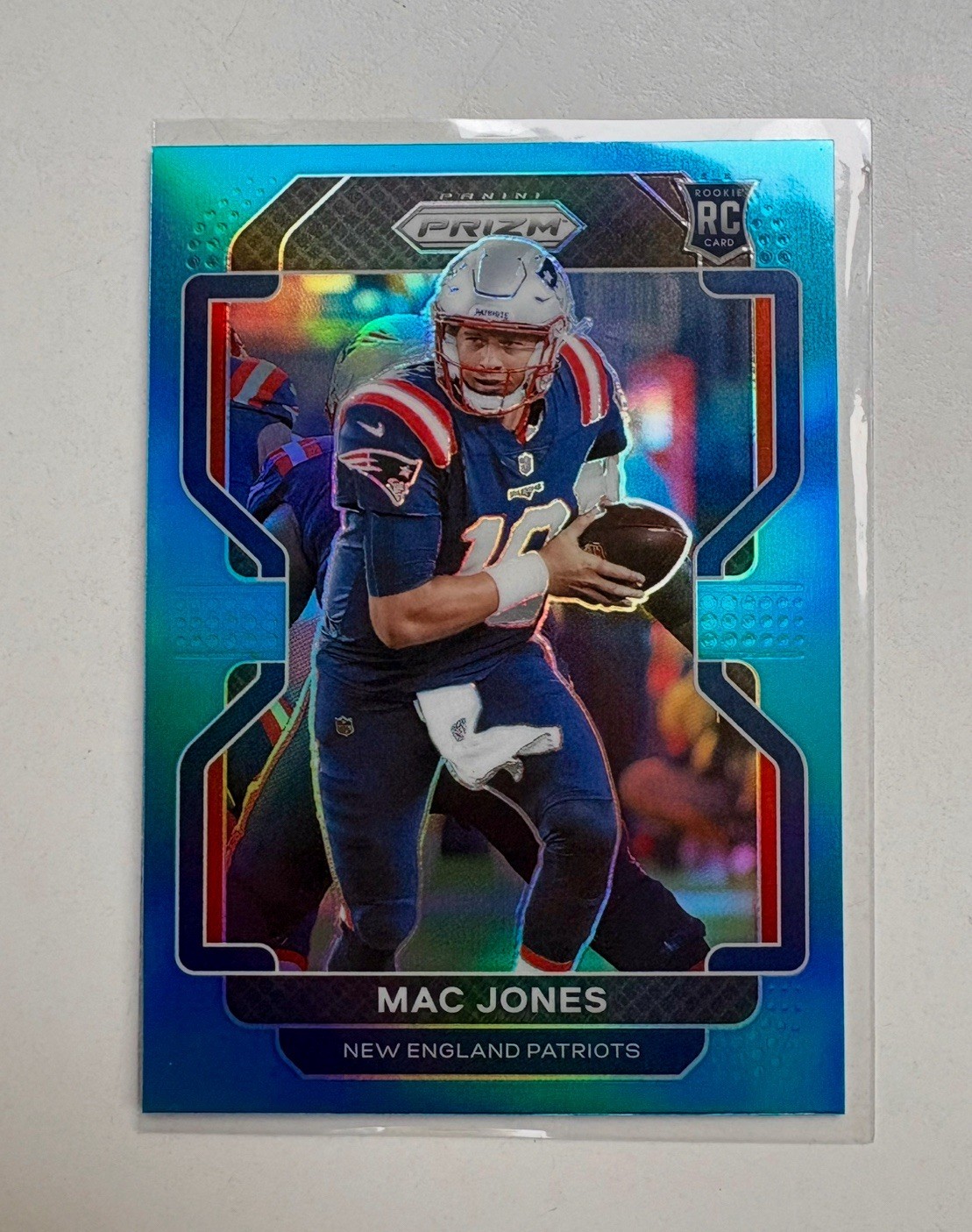2021 Prizm MAC JONES Light Blue Prizm RC #336 SP