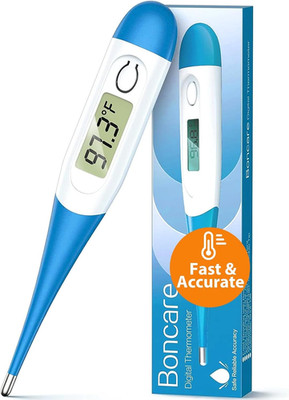 10 Seconds Oral Thermometer for Adults and Kids - Accurate & Safe Rectal Digital