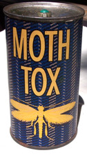 Vintage MOTH TOX / Spray Can Bug Insect Kille...