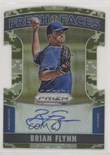 2015 Panini Prizm Fresh Faces Signatures Camo 121/199 Brian Flynn #16 Auto 0c2