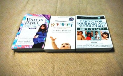 Lot of 3 Expectant and New Mothers Books   Great Price!
