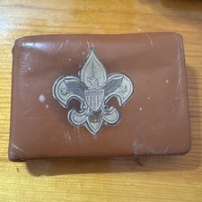 Boy Scouts of America Leather wallet BSA Embl...