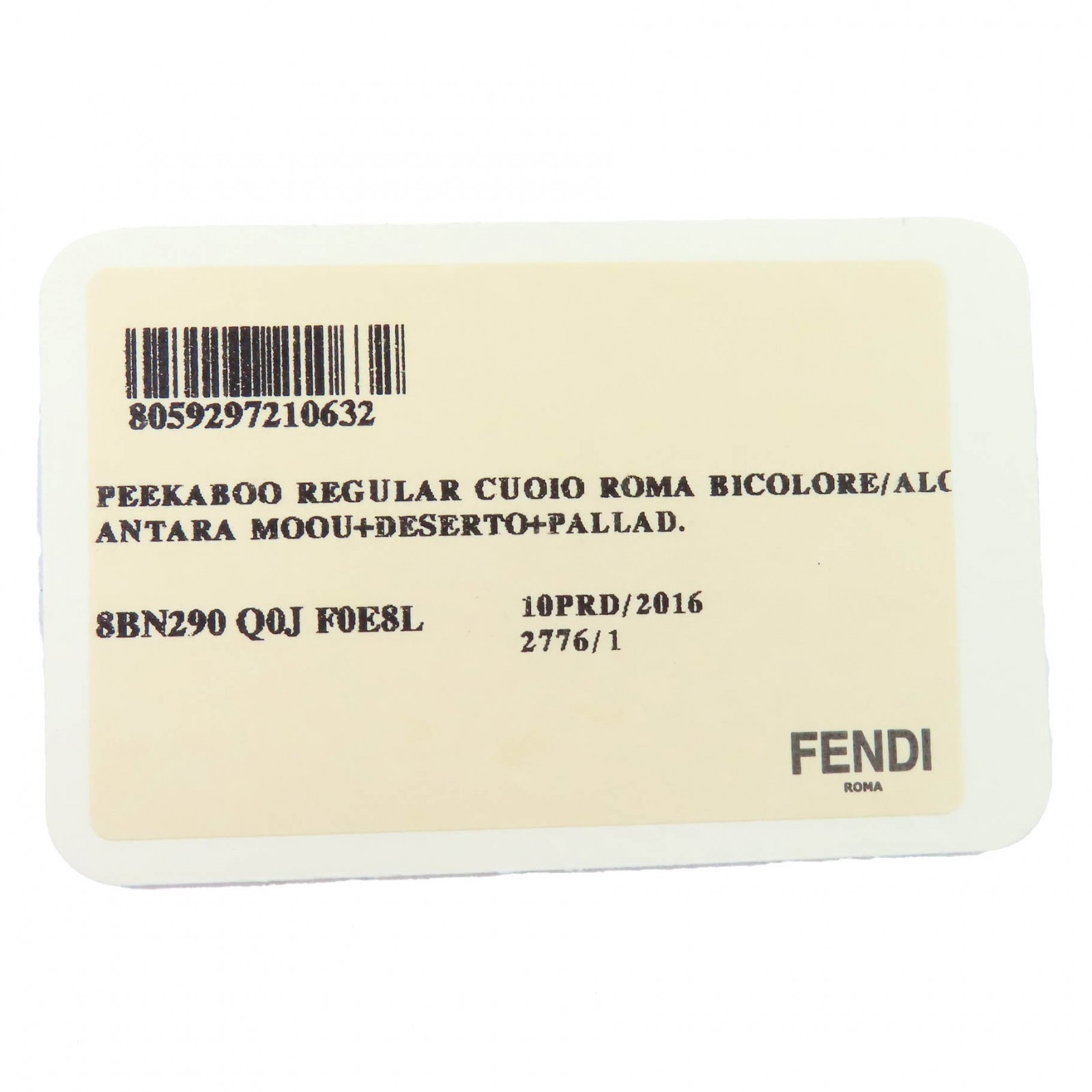 Excellent FENDI Shoulder Bag PEEKABOO Regular 2WAY handbag Brown leather Women thumbnail 15