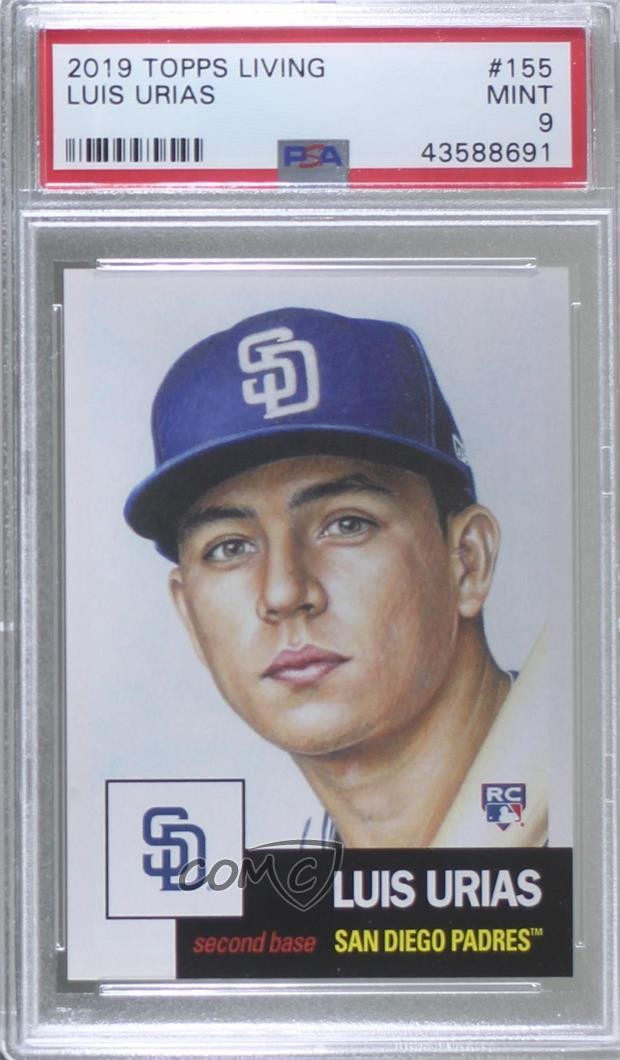2019 Topps Living Set Online Exclusive /3313 Luis Urias #155 PSA 9 MINT 1c7