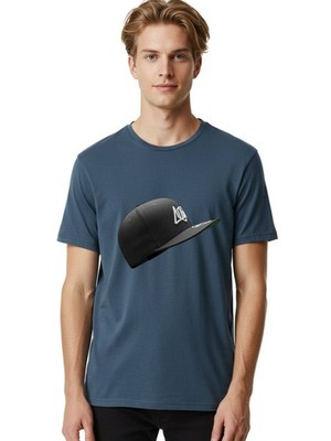 Aigle-Baseball-Cap Mens Graphic Tee, 100% Cotton, Casual Summer Wear