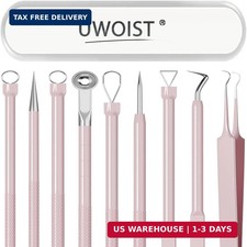 Pimple Popper Tool Kit Blackhead Remover Tools 5 Piece Kit , Professional Stain