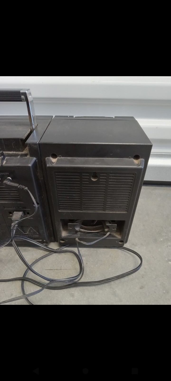 vintage Soundesign 4788 AM/FM Stereo boom box Cassette Tape Player Recorder Read