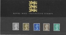 ROYAL MAIL 1999 DEFINITIVE PRESENTATION PACK 44 OF MINT STAMPS (FREE P&P) .