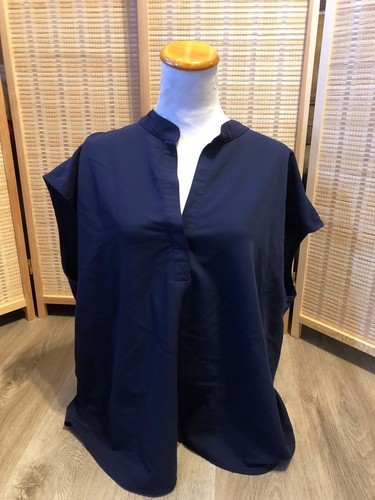 FIGS Nursing Scrubs Scrub Top Dark Navy Blue XXL 2XL PO#2054 (H154)