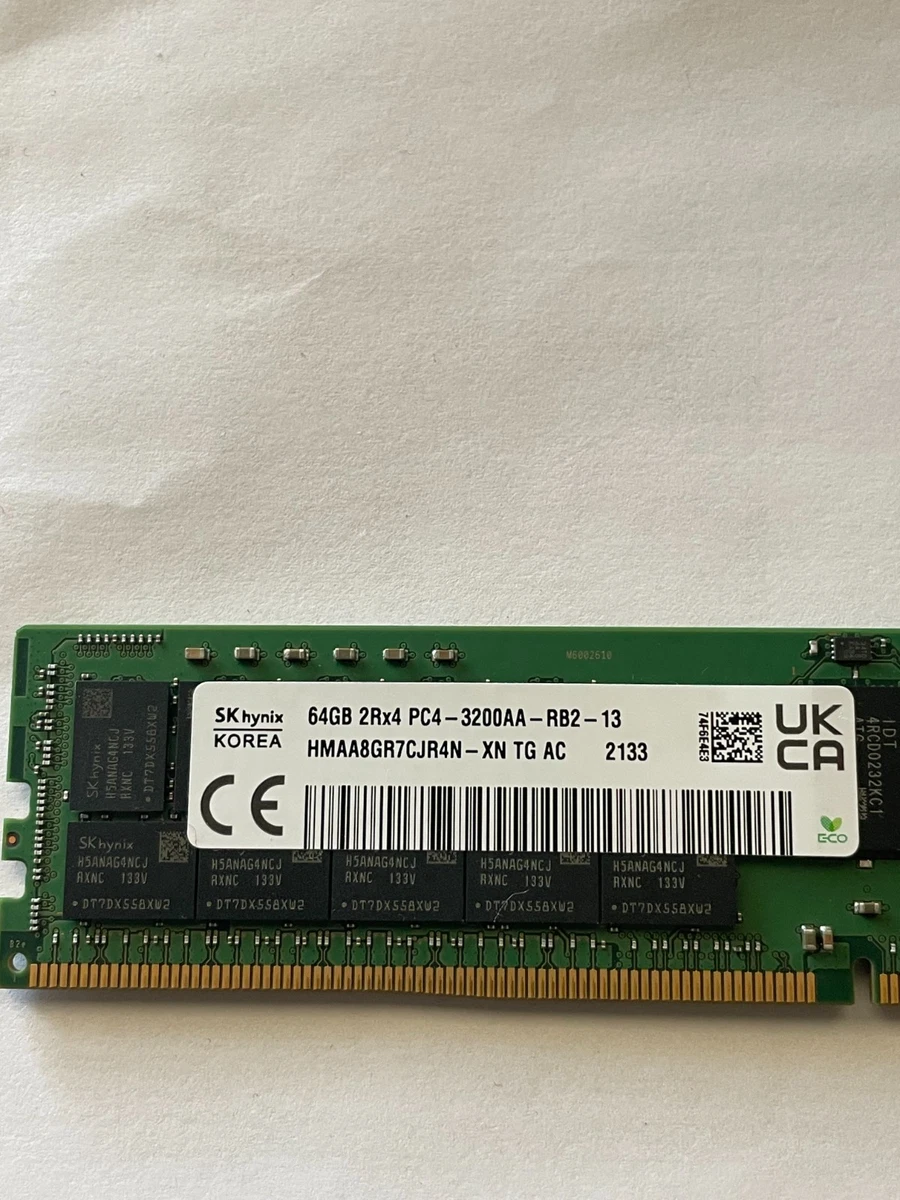 64 GB Capacity per Module DDR4 SDRAM RDIMM Computer Memory (RAM