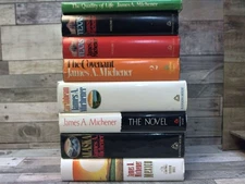 8 James Michener Novels (Caribbean, TheNovel, Alaska, Mexico, Quality of Life, T