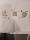 1951D Washington Silver Quarter  Lot of 3 1952D &1955p