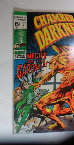 CHAMBER OF DARKNESS #7 OCT 1970 MARVEL COMICS FIRST BERNI WRIGHTSON WORK F/VF - Picture 3 of 8
