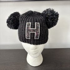 Justice Girls  H  Winter Hat. Pom Poms Sparkle- One size