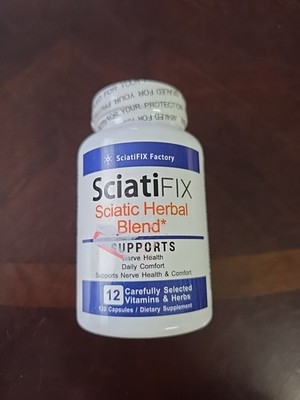 Sealed SciatiFIX - Sciatic Herbal Blend for Nerve Health 120 Caps. *EXP 10/2027*
