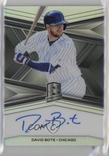 2019 Panini Chronicles Spectra Signatures 119/199 David Bote #SS-DB Auto 0c6