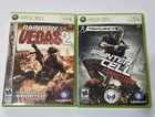 Tom Clancy's Splinter Cell Conviction + Rainbow Six Vegas 2 Xbox 360 Games