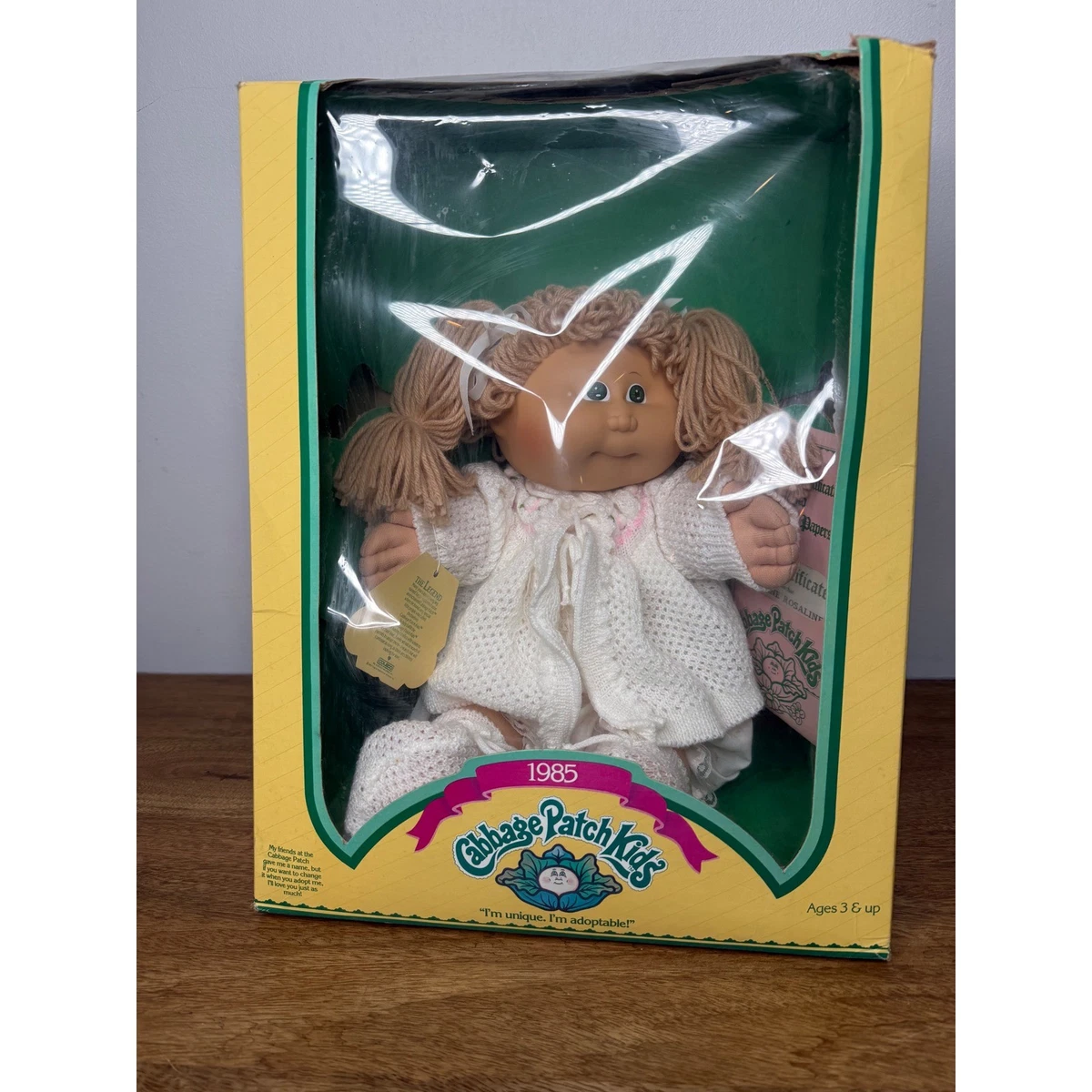 Cabbage Patch Kids Original (Unopened) with Vintage Dolls  Vintage Cabbage Patch Kids Baby Doll In Box KEVIN HECTOR CPK Babies main image 1