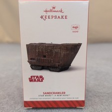 Hallmark 2014 Keepsake Star Wars Sandcrawler Magic Sound Christmas Ornament