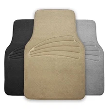 FH Group Premium Non-Slip Carpet Floor Mats Universal Fit with Heel Pad