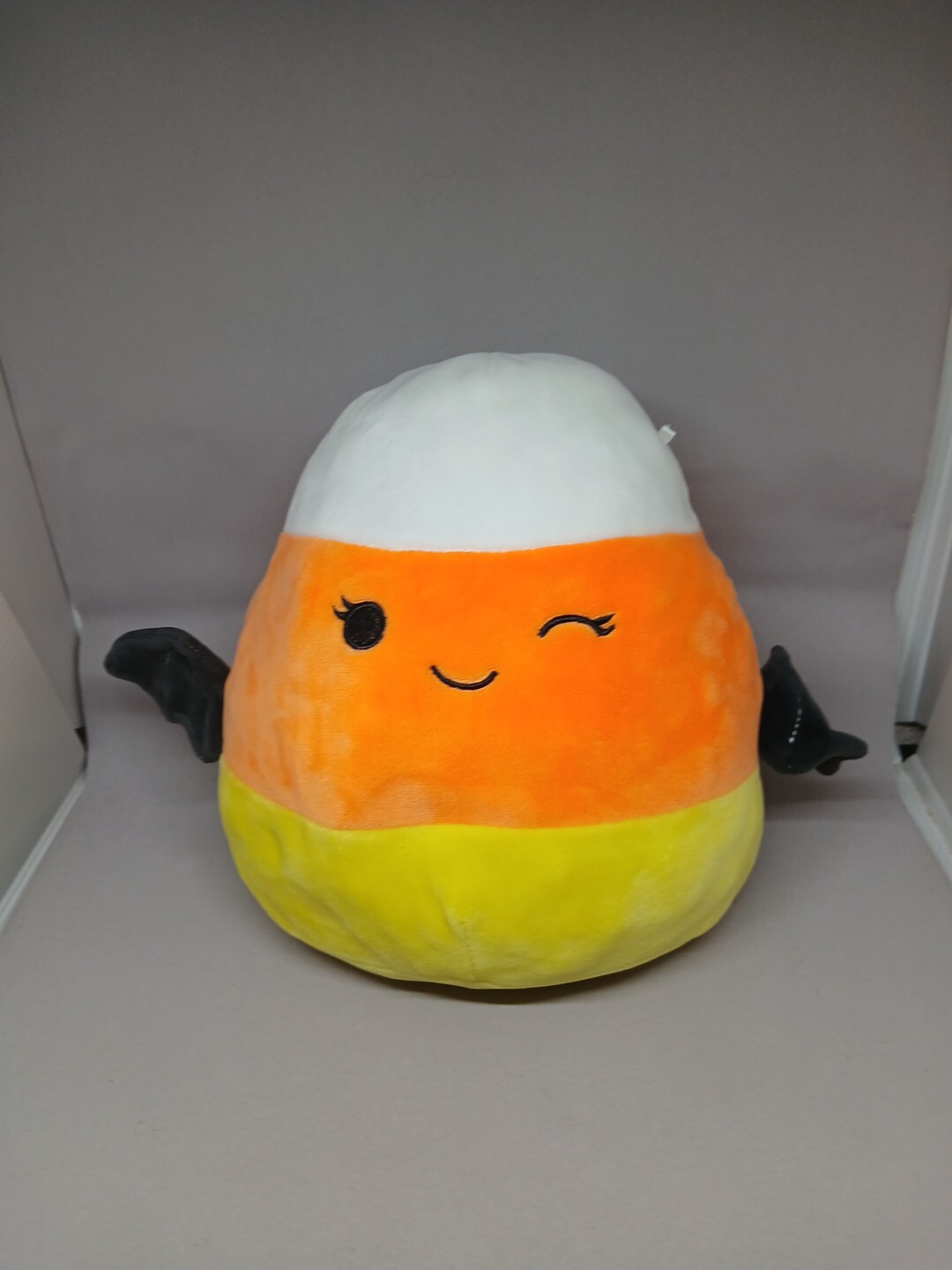 Squishmallows Halloween Casey Candy Corn Bat Plush 8