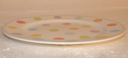 Villeroy & Boch Switch Bonjour Dinner Plate Multicolor Dots Luxembourg Set of 5 - Picture 4 of 7