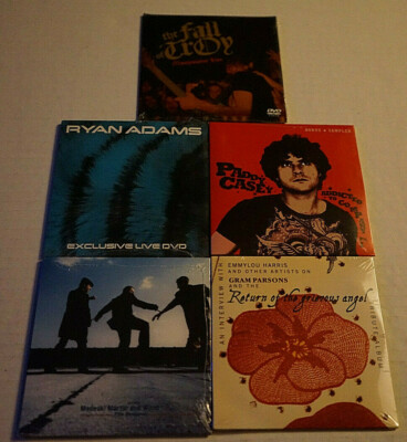 Lot Of 5 New Factory Sealed Promo Cds/Dvd Fall Of Troy Paddy Casey Ryan Adams