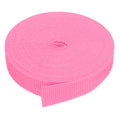 10 Yard Gurtband 1 Zoll Polypropylen Gurtband Gurt Stuhlgurte Rosa