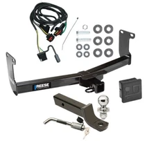 Reese Trailer Tow Hitch For 05-11 Dodge RAM Dakota Raider w/ Wiring 2" Ball Lock