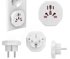 Adattatore da Viaggio 2500w presa italiana Spina americano austrialiano inglese