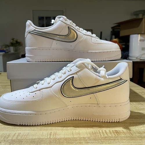 Nike Air Force 1 White Metallic Silver DD1523-100 - Fastsole