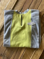 Y2K Futuristic 90s Joe Boxer Zipper Collar Shirt