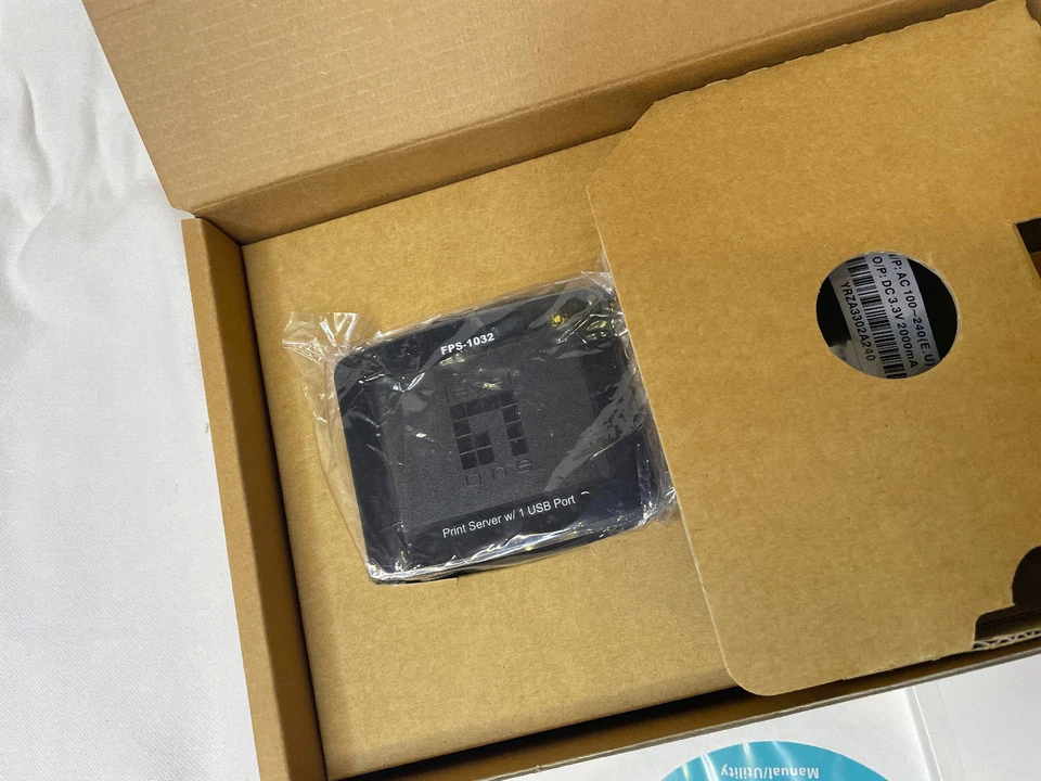 Netzwerk USB Printserver | LevelOne FPS-1032 | NEU & OVP - Bild 3 von 4