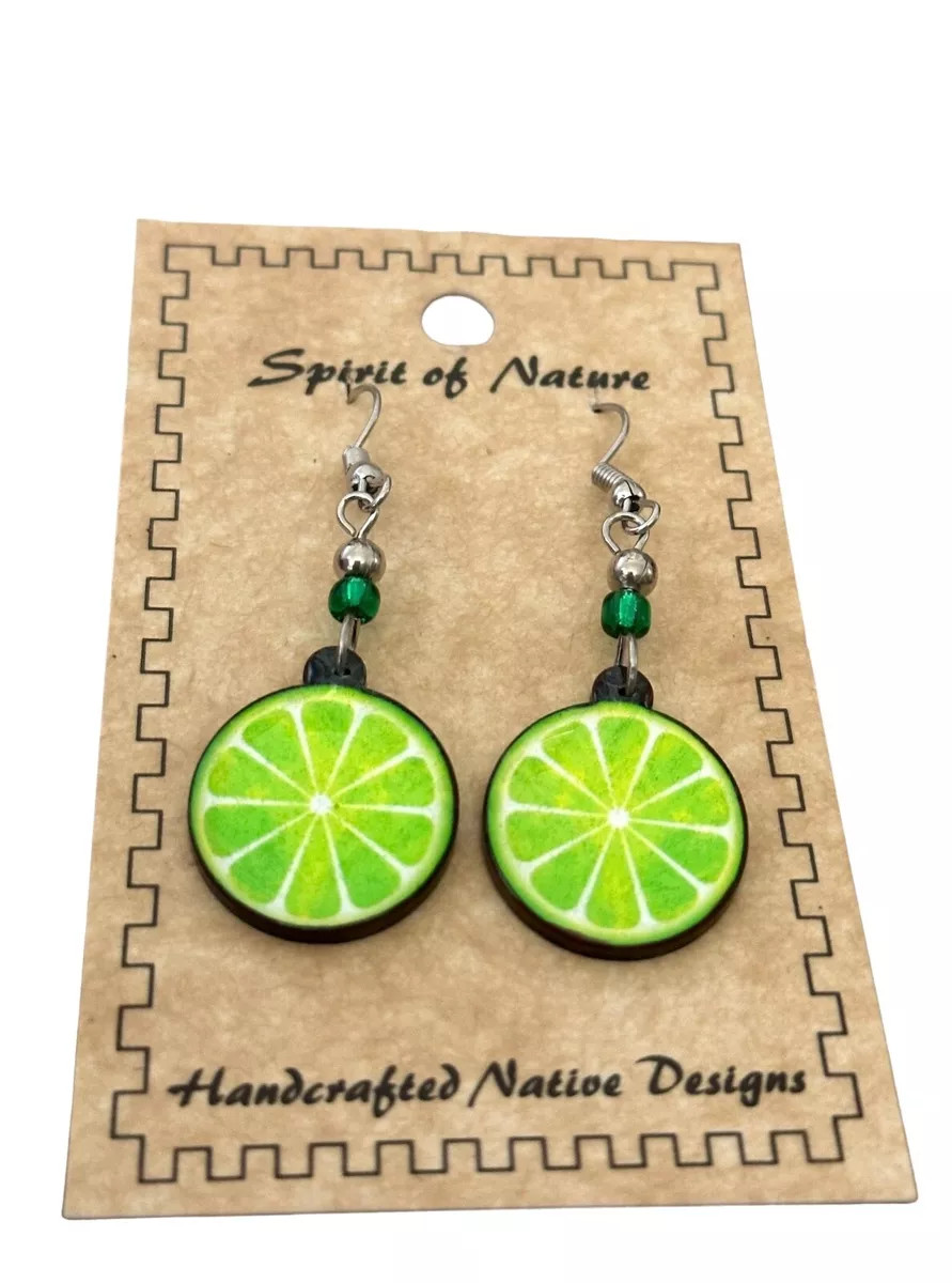 Lime hotsell slice earrings