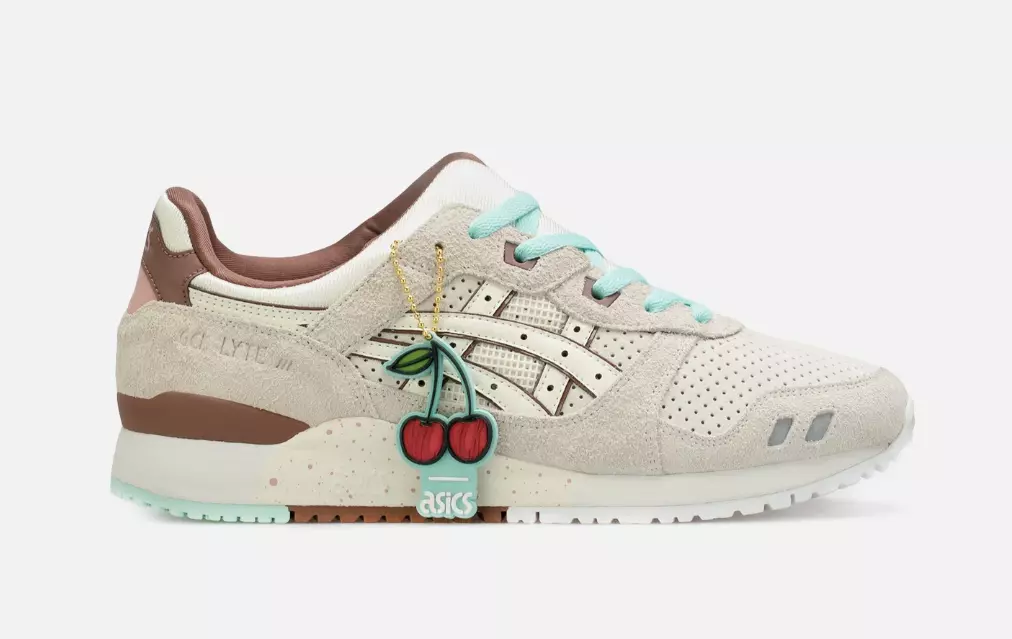 ASICS x Nice Kicks Gel Lyte 3 'Nice Cream' 1201A460-750 Beige Brown Mint  4,8-9.5