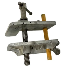 Vintage Champion Geneva, O. U.S.A. Aluminum Carpenter's Bench Clamp Woodworking