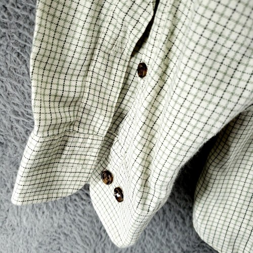 Brooks Brothers Button Down Langarm Hemd Herren L Woven In Italy Grün - Bild 17 von 19