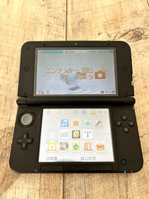[A-rank] Nintendo 3DS LL XL console Black with Charger/Stylus