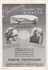 1937 Fahlin Propeller Co. Aircraft Ad 6/4/2025w