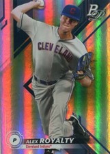 2019 BOWMAN PLATINUM RC ALEX ROYALTY CLEVELAND INDIANS ROOKIE - A707