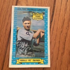 HAROLD "PIE" TRAYNOR 1970 KELLOGG'S ALL TIME GREATS BASEBALL CARD #8