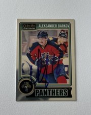 ALEKSANDER BARKOV Florida Panthers 2014-15 OPC Platinum Autographed Card #42 COA