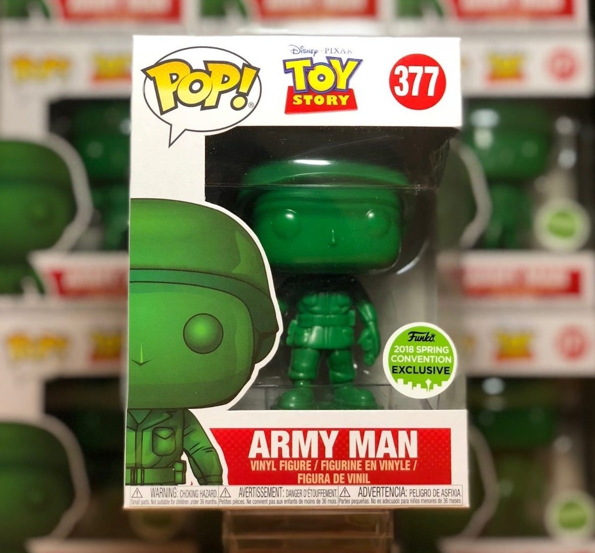 Funko POP! トイストーリー アーミーマン 377 BoxLunch限定 Amazon.com: Funko Pop! Disney #377 Toy Story Metallic Army