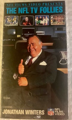 The NFL TV Follies (VHS, 1991) Starring Jonathan Winters - New Sealed RARE