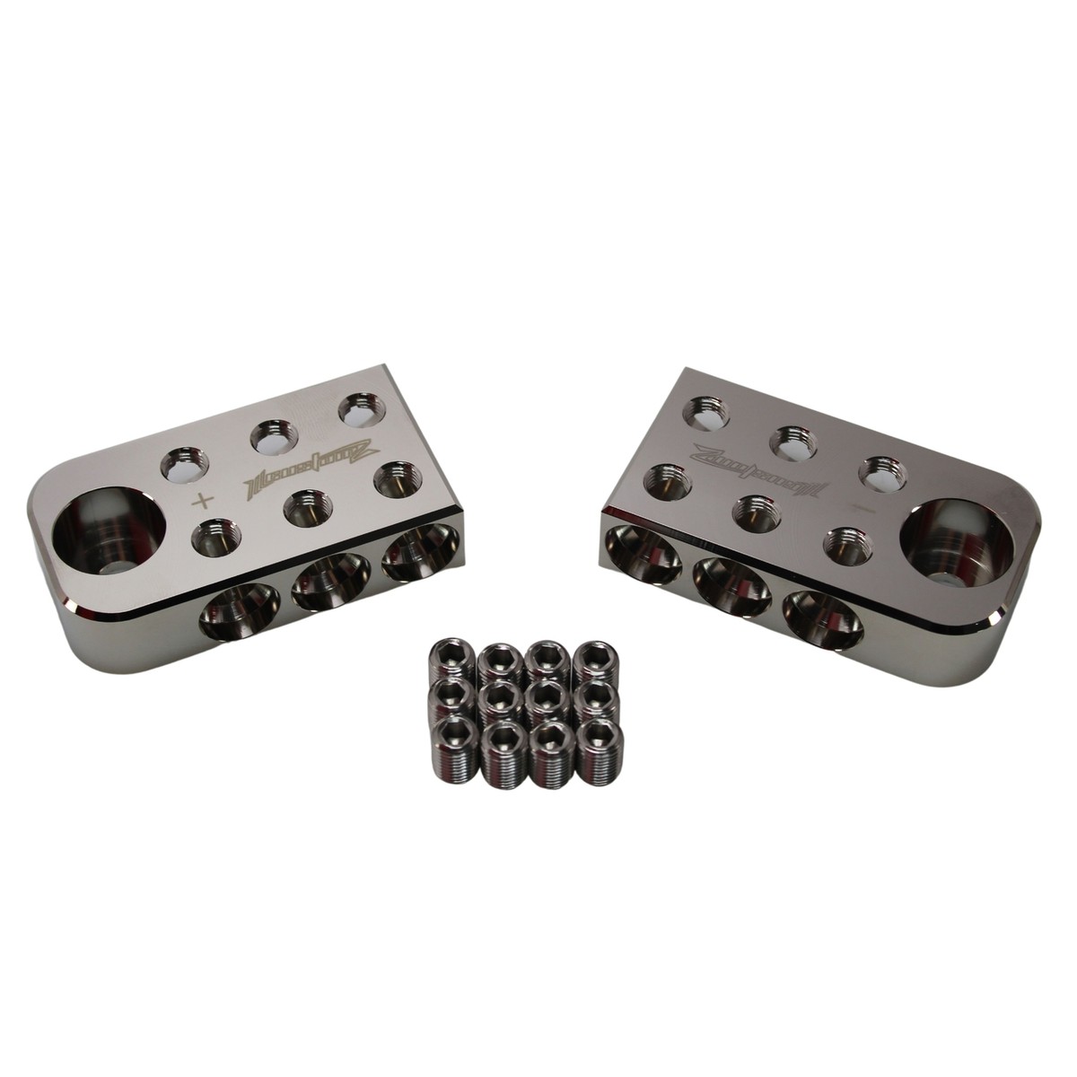 Pair Of ILL Customz 6-In 6-Out 1/0 Gauge Power Distribution Blocks – Car Audio 13 thumbnail image